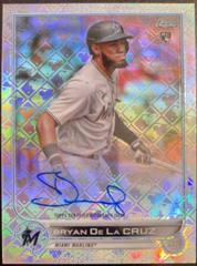 Bryan De La Cruz #CA-BD Baseball Cards 2022 Topps Chrome Logofractor Autographs Prices