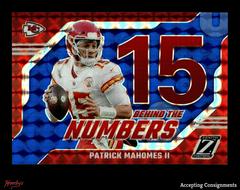 Patrick Mahomes II [Blue] #24 Football Cards 2023 Panini Zenith Behind the Numbers Prices