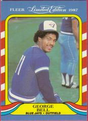 George Bell Baseball Cards 1987 Fleer Limited Edition Prices