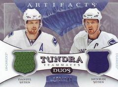 Daniel Sedin, Henrik Sedin #T2-VAN Hockey Cards 2022 Upper Deck Artifacts Tundra Teammates Duos Prices