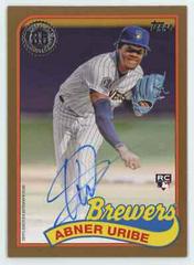 Abner Uribe [Gold] #89BA-AUR Baseball Cards 2024 Topps 1989 Autograph Prices