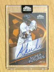 Akil Baddoo [Orange] #SFA-ABA Baseball Cards 2022 Topps Chrome Black Super Futures Autographs Prices