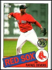 Rafael Devers [Red] #85-17 Baseball Cards 2020 Topps 1985 35th Anniversary Prices