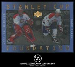 Jocelyn Thibault, Saku Koivu [Dynasty] Hockey Cards 1996 Upper Deck Ice Stanley Cup Foundation Prices