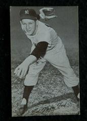 Whitey Ford Baseball Cards 1962 Exhibits Statistic Back Prices