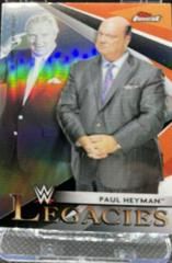 Paul Heyman Wrestling Cards 2021 Topps Finest WWE Legacies Prices