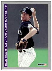 Ryan Hawblitzel #F-32 Baseball Cards 1993 Fleer Final Edition Prices