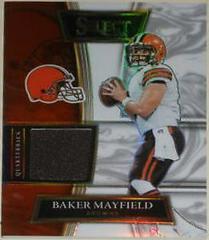 Baker Mayfield [White] #SS-BMA Football Cards 2021 Panini Select Swatches Prices