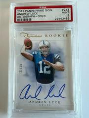 Andrew Luck [Autograph Gold] #243 Football Cards 2012 Panini Prime Signatures Prices