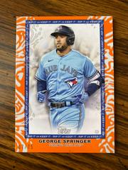 George Springer Baseball Cards 2022 Topps Rip Autographs Prices