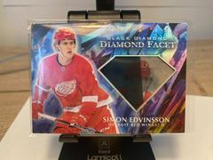 Simon Edvinsson #DF-SE Hockey Cards 2023 Upper Deck Black Diamond Facet Prices