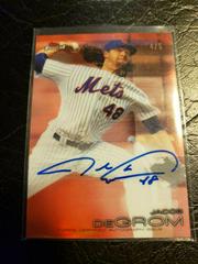 Jacob deGrom [Red Refractor] #FA-JD Baseball Cards 2016 Topps Finest Autographs Prices
