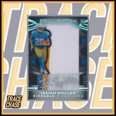 Isaiah Spiller [Silver] Football Cards 2022 Panini Black Sizeable Signatures Rookie Jersey Prices