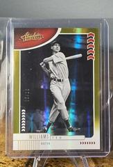 Ted Williams [Spectrum Gold] #51 Baseball Cards 2020 Panini Absolute Prices