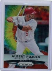 Albert Pujols [Tie Dyed Prizm] #20 Baseball Cards 2015 Panini Prizm Prices