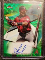 Domingo Leyba [Green Wave Refractor] #FA-DL Baseball Cards 2020 Topps Finest Autographs Prices