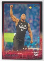 The Rock [Black] Wrestling Cards 2015 Topps WWE Prices