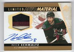 Nick Schmaltz [Limited Autograph Material] #6 Hockey Cards 2022 SP Authentic Prices