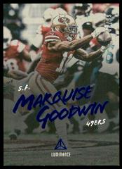 Marquise Goodwin [Blue] Football Cards 2018 Panini Luminance Prices