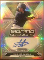 Madison Santos #SS-MAD Baseball Cards 2021 Panini Prizm Draft Picks Signing Sessions Autographs Prices