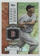 Ted Williams #CH-33 Baseball Cards 2013 Topps Chasing History Prices