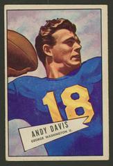 Andy Davis Football Cards 1952 Bowman Large Prices