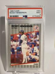 Rickey Henderson Baseball Cards 1989 Fleer Prices