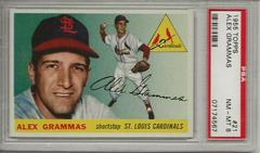 Alex Grammas #21 Baseball Cards 1955 Topps Prices