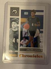 Jalen Green [Bronze] Basketball Cards 2021 Panini Chronicles Draft Picks Prices
