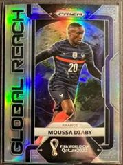 Moussa Diaby [Silver] Soccer Cards 2022 Panini Prizm World Cup Global Reach Prices