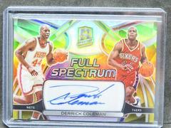 Derrick Coleman [Gold] #FSS-DCM Basketball Cards 2021 Panini Spectra Full Spectrum Signatures Prices