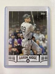 Aaron Judge [Black] #AJ-2 Baseball Cards 2018 Topps Aaron Judge Highlights Prices