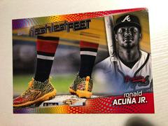 Ronald Acuna Jr. [5x7 Gold] Baseball Cards 2022 Topps Flashiest Feet Prices