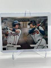 Chipper Jones, Austin Riley [Gold] Baseball Cards 2023 Topps Update Time Spanning Tandems Prices