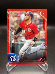 Bryce Harper [Red] Baseball Cards 2016 Bowman Prices