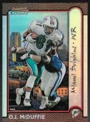 O.J. McDuffie [Interstate Refractor] #108 Football Cards 1999 Bowman Chrome Prices