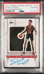 John Collins [Autograph Relic] #221 Basketball Cards 2017 Panini Crown Royale Prices