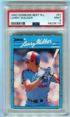 Larry Walker #91 Baseball Cards 1990 Donruss Best NL Prices