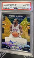 Andrew Wiggins [Gold Shimmer] Basketball Cards 2019 Panini Prizm Signatures Prices