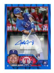 Josh Winckowski [Blue RayWave] #RA-JWI Baseball Cards 2023 Topps Chrome Update Rookie Autographs Prices