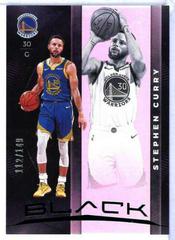 Stephen Curry #19 Basketball Cards 2019 Panini Black Prices