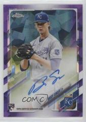 Brady Singer [Purple] Baseball Cards 2021 Topps Chrome Sapphire Rookie Autographs Prices