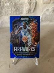 Dariq Whitehead [Blue Shimmer] #13 Basketball Cards 2023 Panini Prizm Draft Picks Fireworks Prices