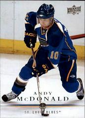 Andy McDonald Hockey Cards 2008 Upper Deck Prices