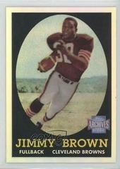 Jim Brown Football Cards 2001 Topps Archives Reserve Prices