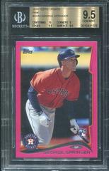 George Springer [Orange Jersey Pink] #US10 Baseball Cards 2014 Topps Update Prices