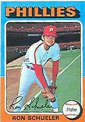 Ron Schueler #292 Baseball Cards 1975 Topps Prices