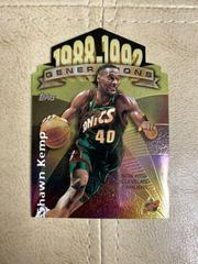 Shawn Kemp #G13 Basketball Cards 1997 Topps Generations Prices