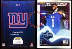 Evan Neal Football Cards 2022 Panini Instant Draft Night Prices