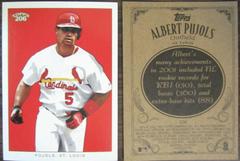 Albert Pujols [Piedmont Red Running] Baseball Cards 2002 Topps 206 Prices